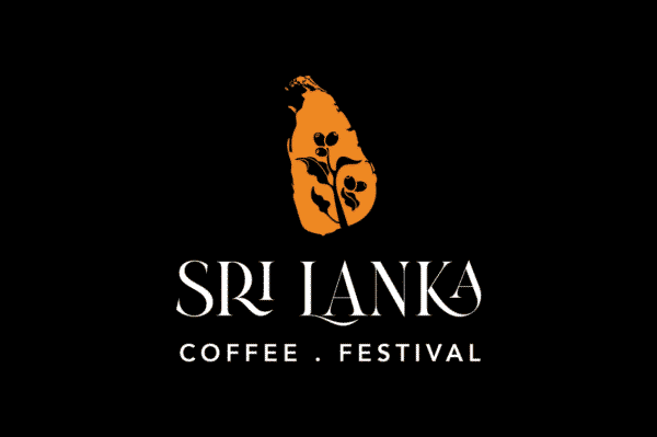 Sri Lanka Coffee Festival logo showcasing coffee elements and a festive design, symbolizing the celebration of coffee culture.