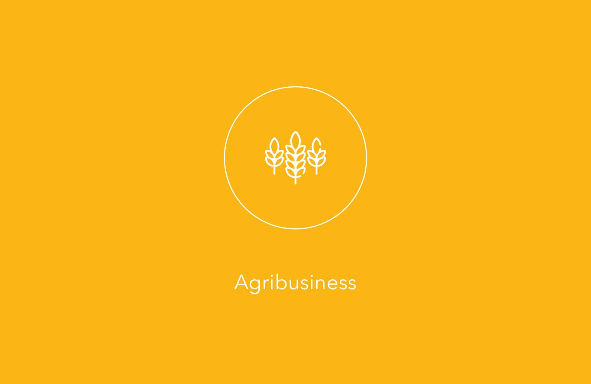 Yellow background featuring an agribusiness icon relevant to Papua New Guinea's agricultural sector.