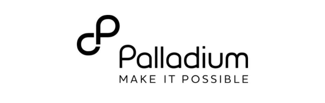 Palladium logo with an interlocking “P” symbol above the tagline “Make It Possible.”