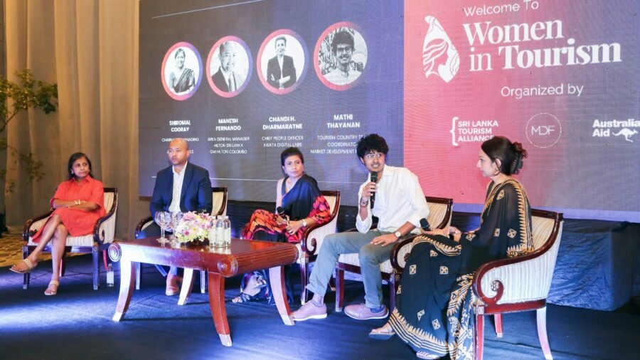 Attendees gathered at the 'Women in Tourism' event in Mumbai, discussing advocacy and engagement for Sri Lanka's tourism initiatives.